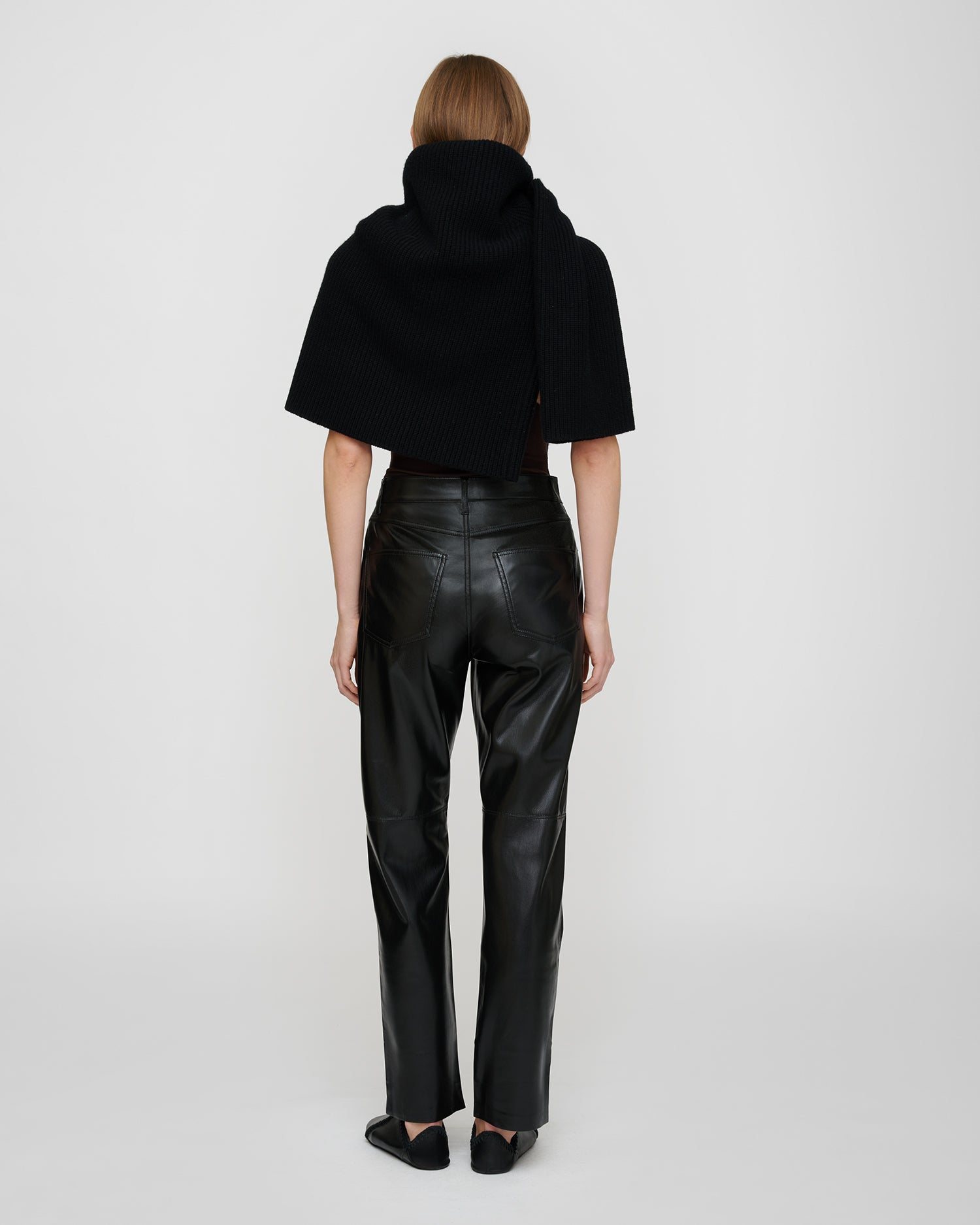 Vinni - Okobor™ Alt-Leather Pants - Black – Nanushka