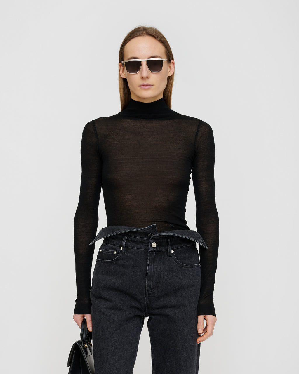 Harri - Fine Merino Wool Top - Black