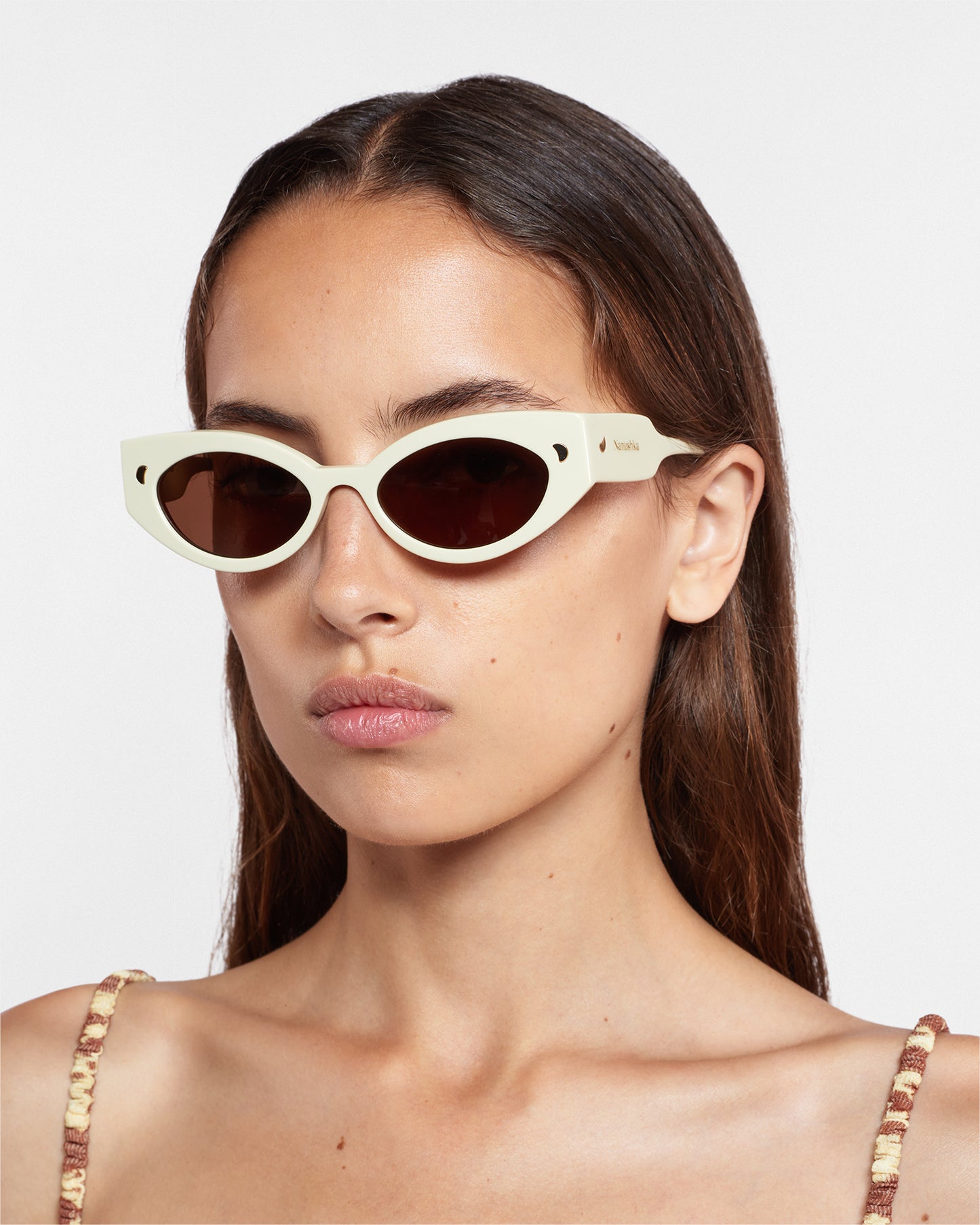 Azalea - Bio-Plastic Cat-Eye Sunglasses - Shell