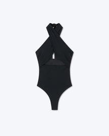 Milana - Halterneck Swimsuit - Black