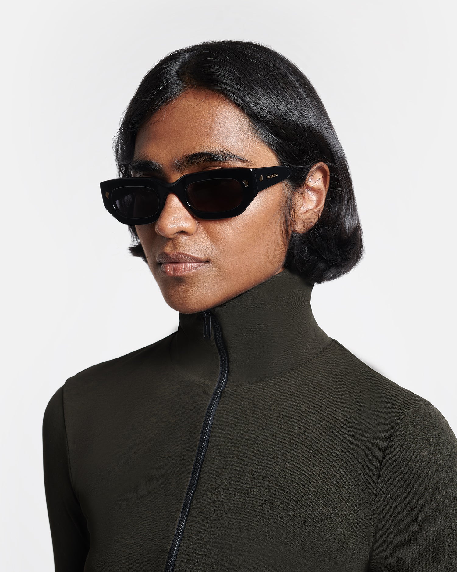 Kadee - Bio-Plastic D-Frame Sunglasses - Black