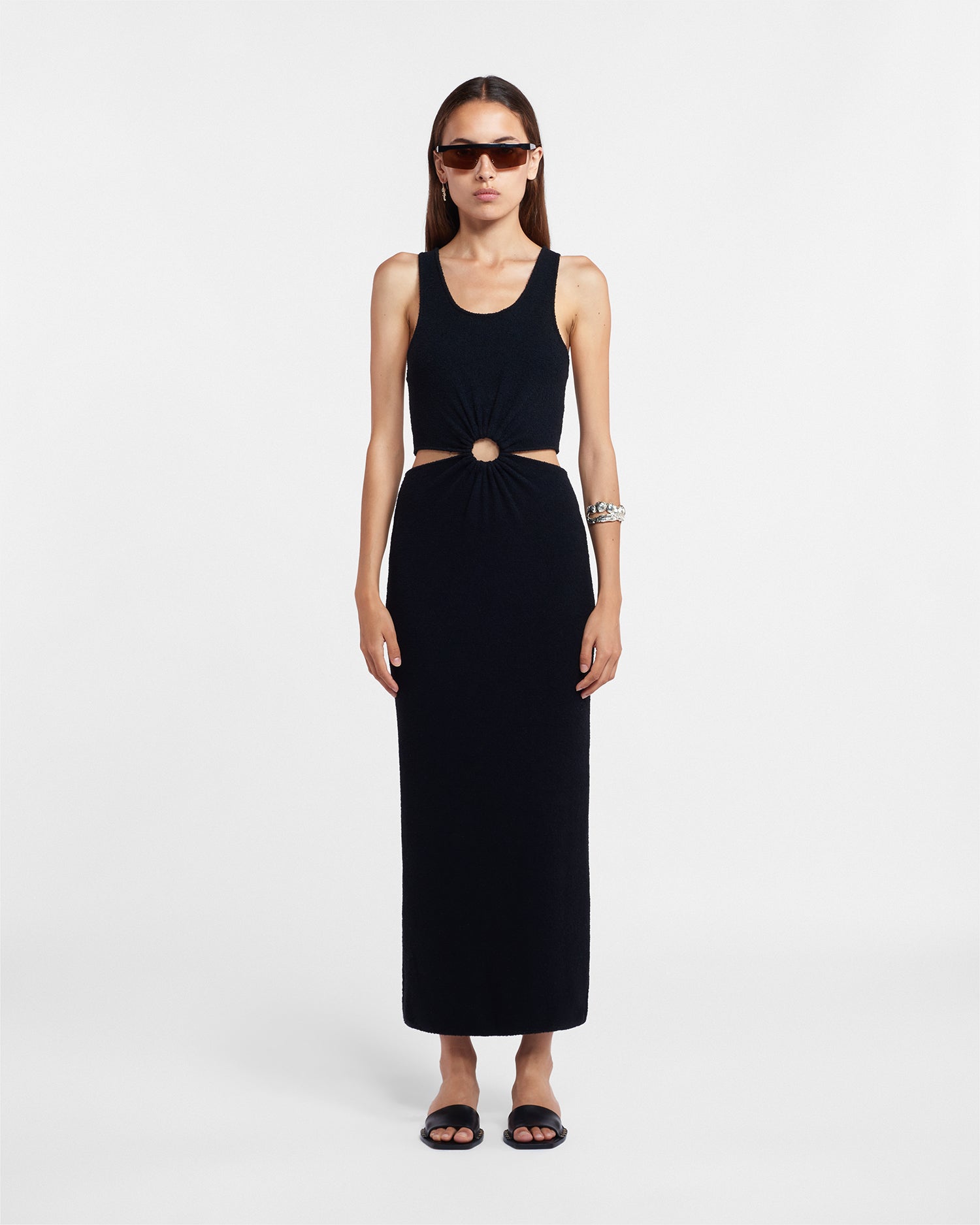 Dione - Sale Cutaway Waist Dress - Black – Nanushka