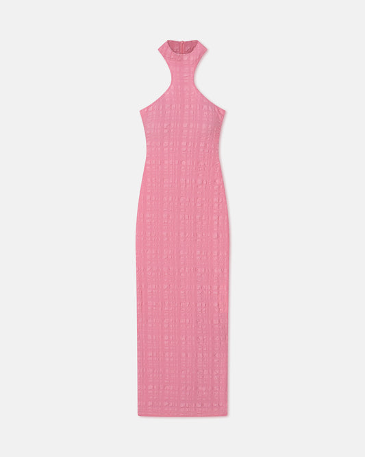 Elco - Seersucker Dress - Pink Seersucker