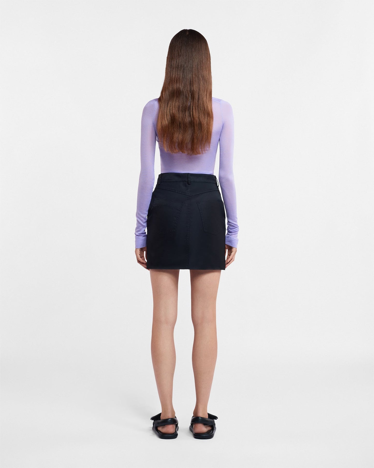 Amya - Merino Wool Top - Lilac Pf23