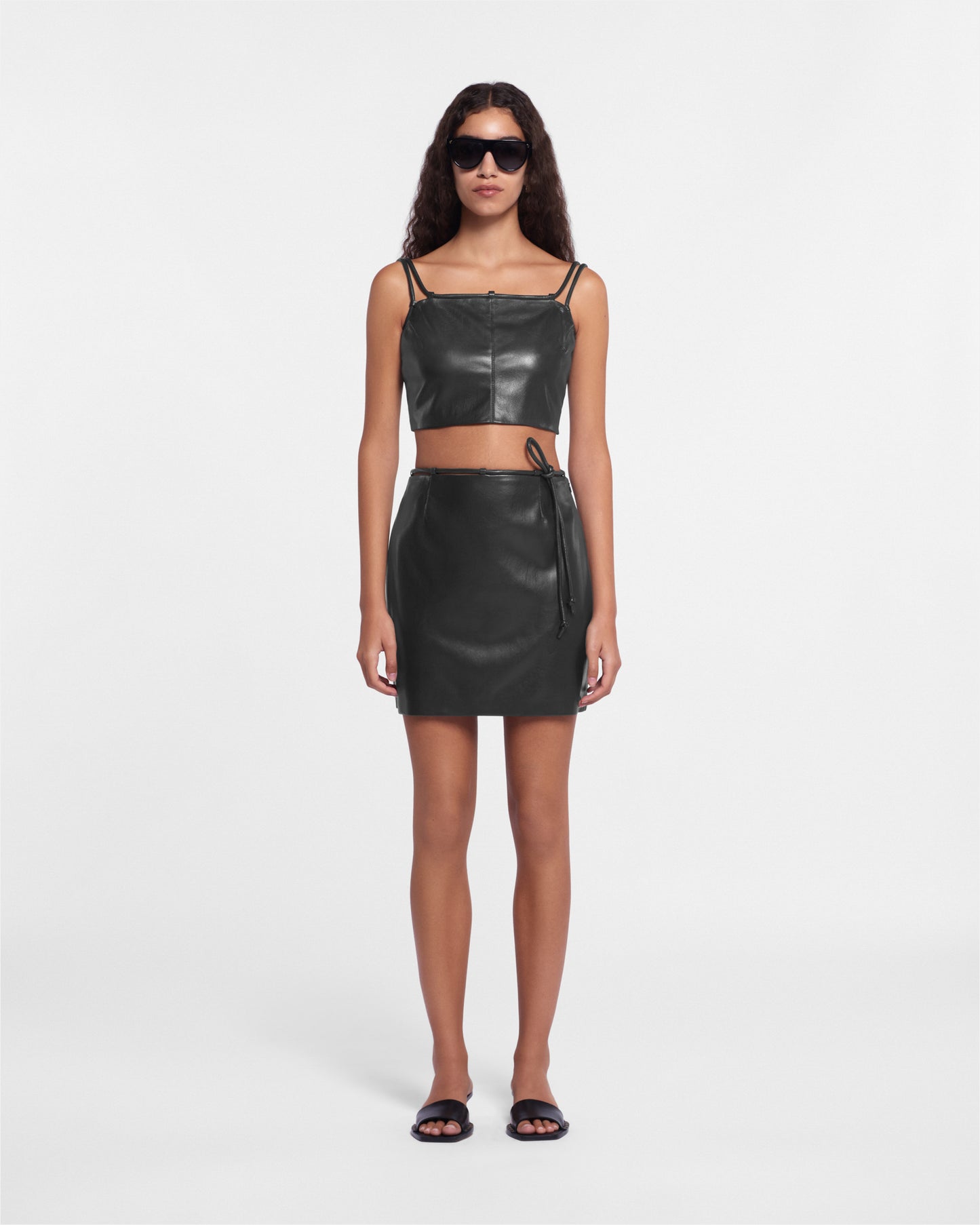 Lonne - Sale Okobor™ Alt-Leather Skirt - Black