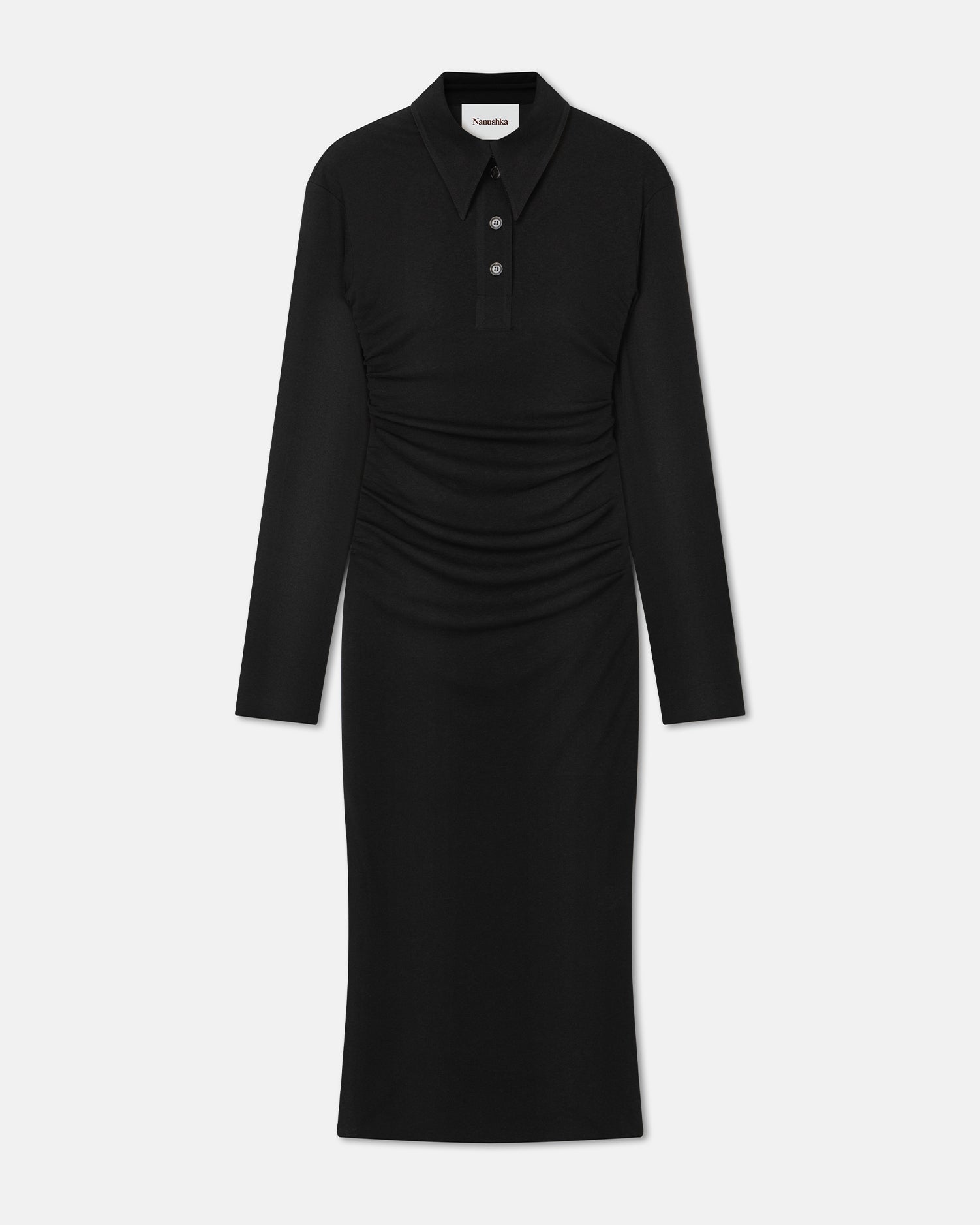 Verity - Shirt dress - Black Nanushka Verity - Shirt dress - Black Nanushka