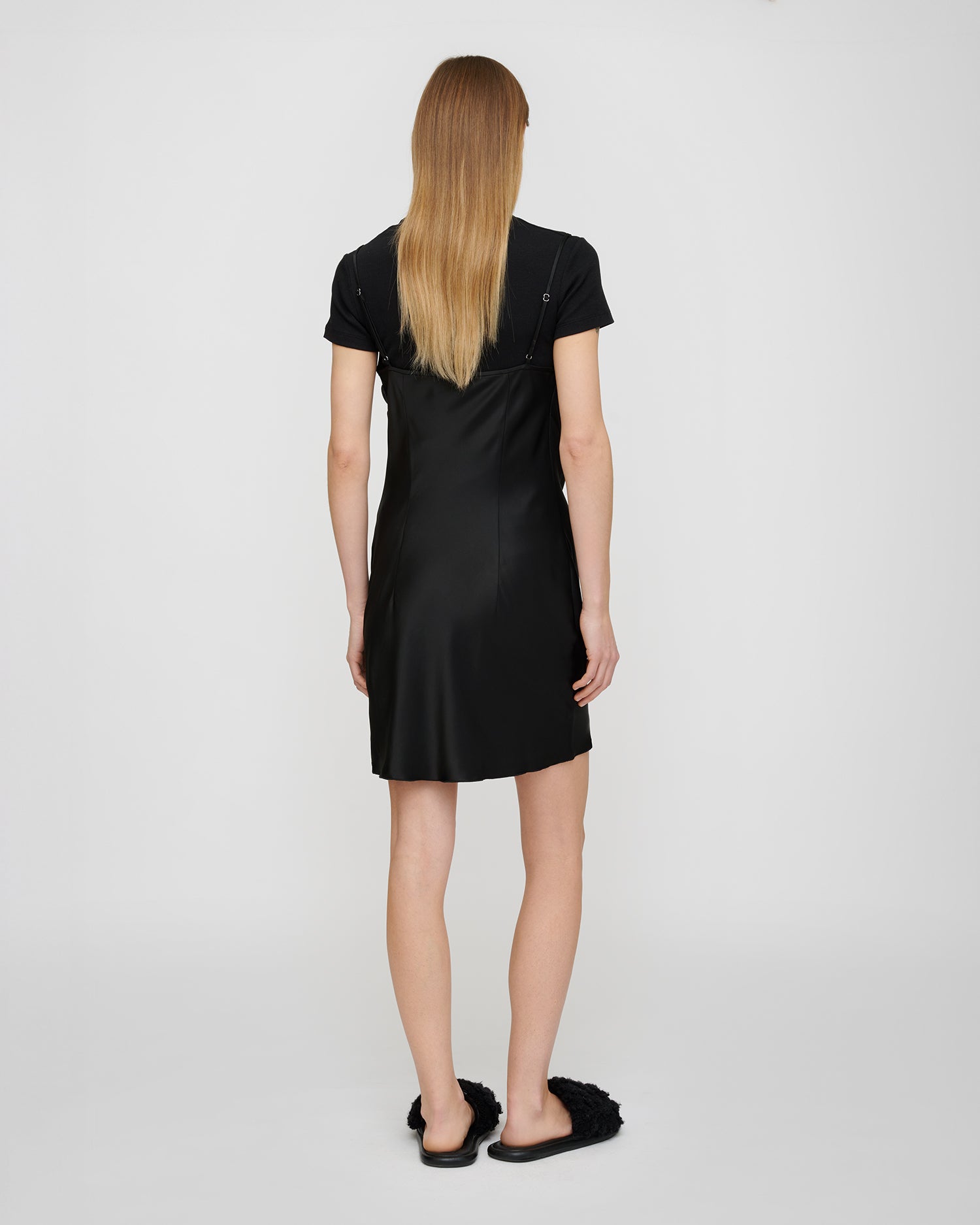 black slip dress short Seren - Mini dress