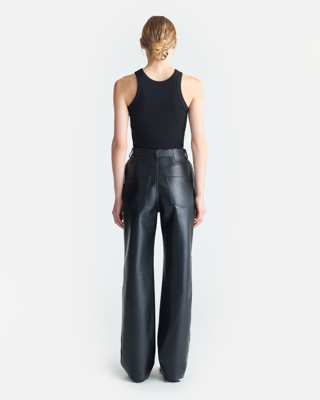 Camma - Straight Leg Trousers - Black