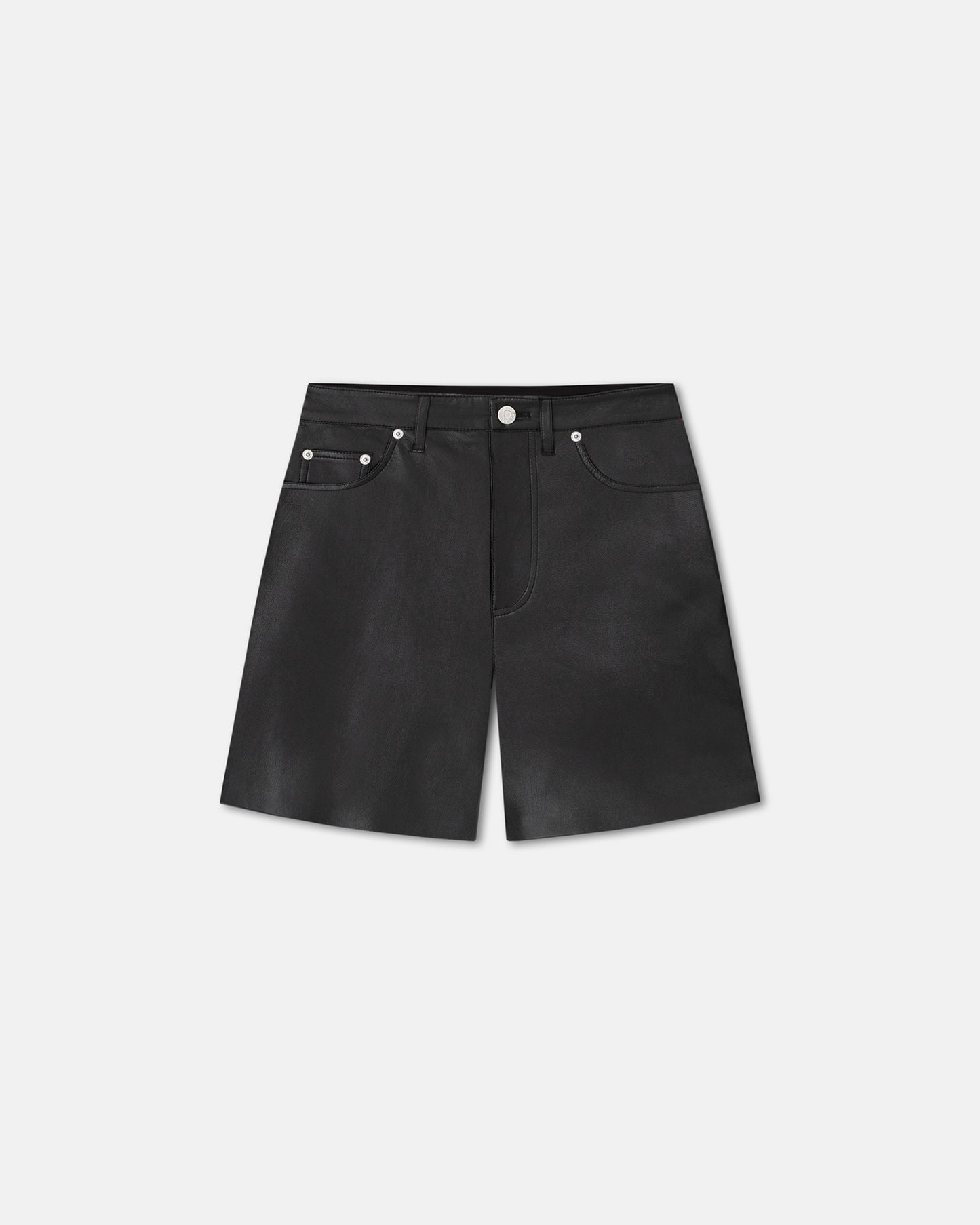 Zosha - Okobor™ Alt-Leather Shorts - Black