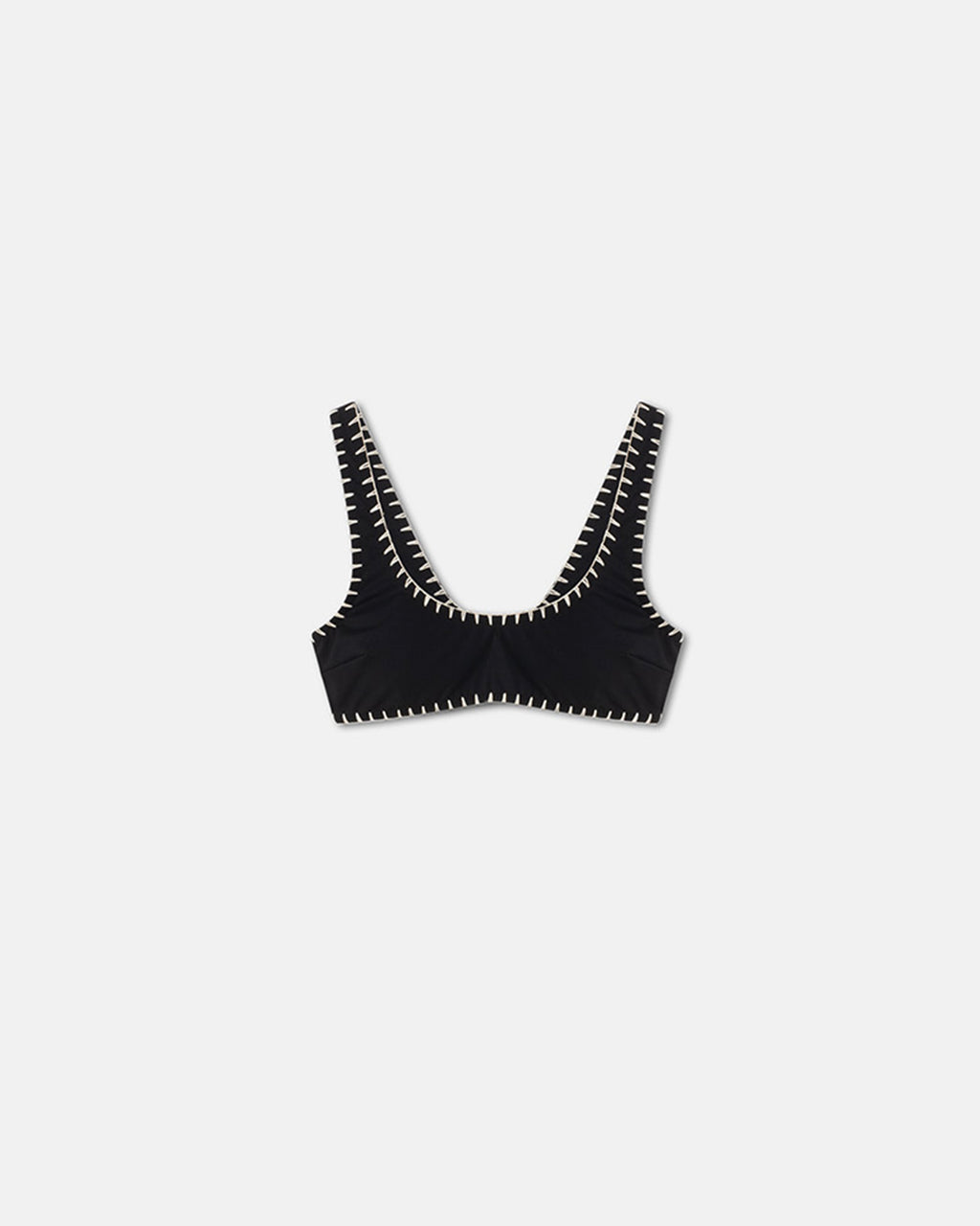 Malti - Crochet Bikini Top - Black