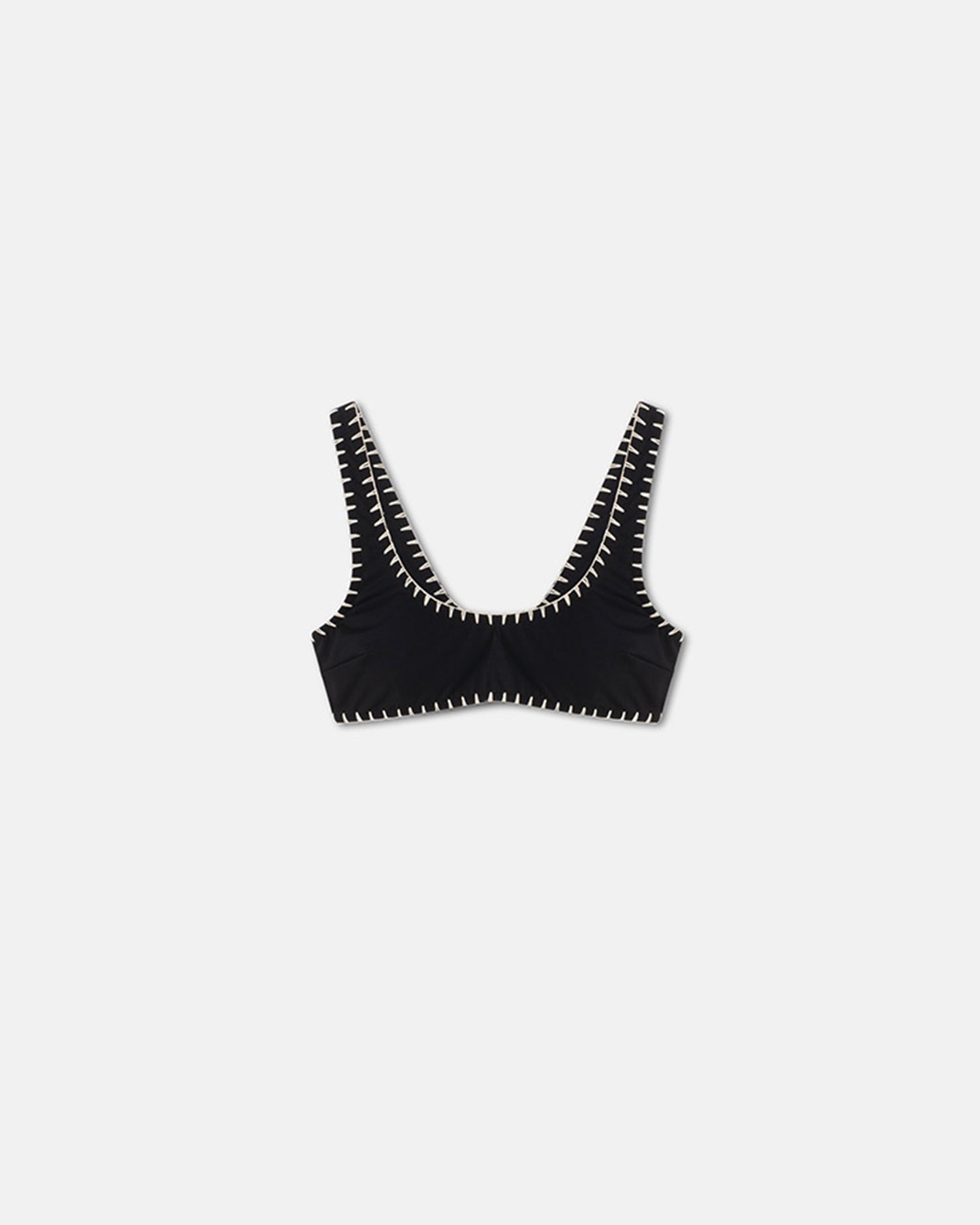 Malti - Crochet Bikini Top - Black