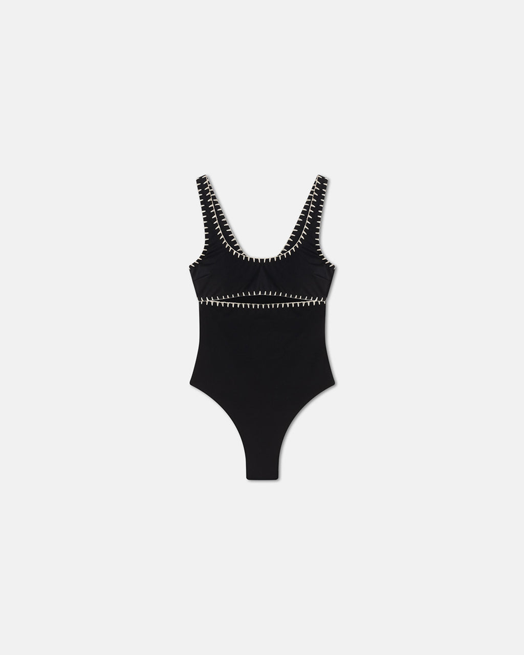 Sorena - Crocheted Cut-Out Swimsuit - Black