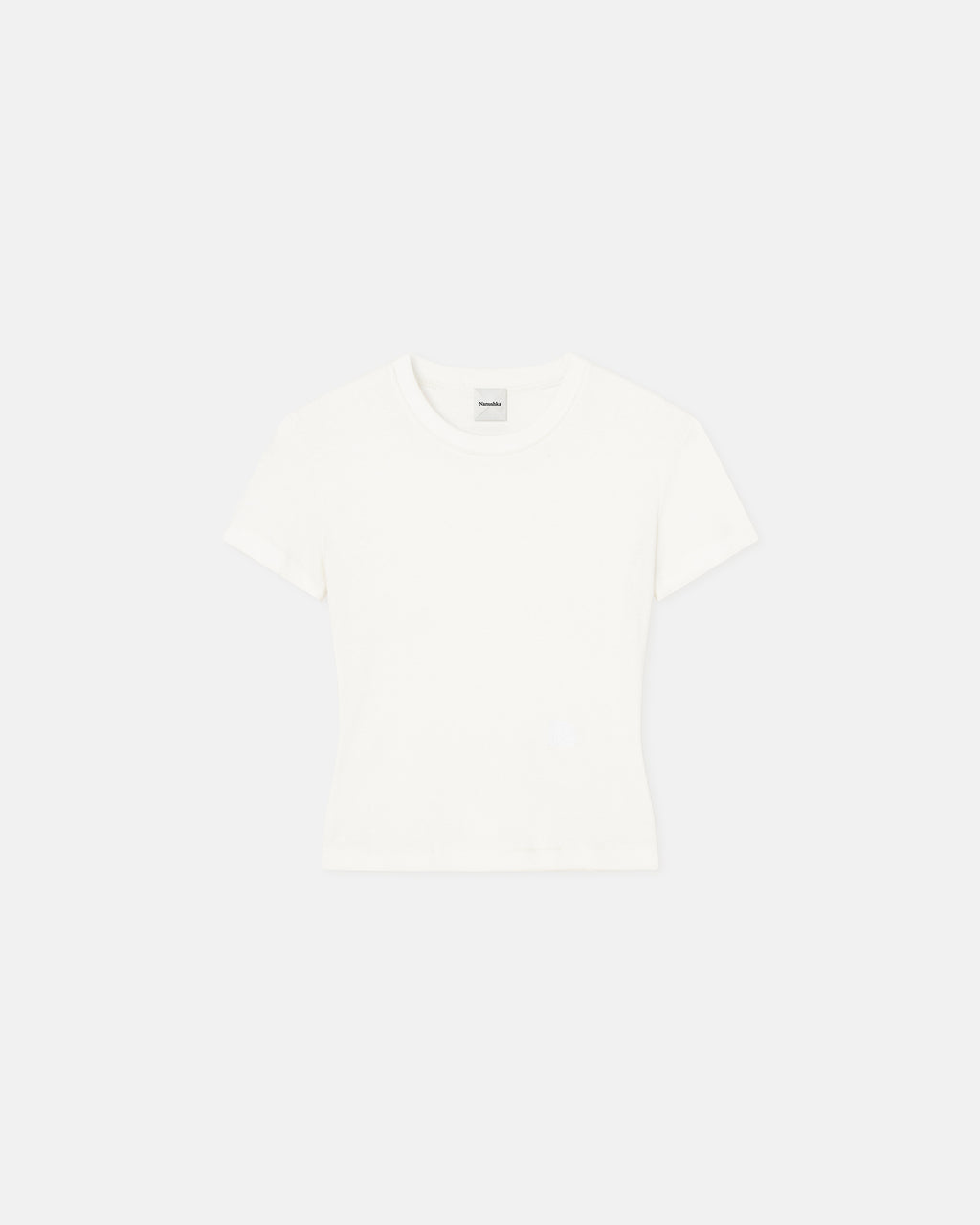 Axton - Cropped Ribbed Cotton-Jersey T-Shirt - Off White