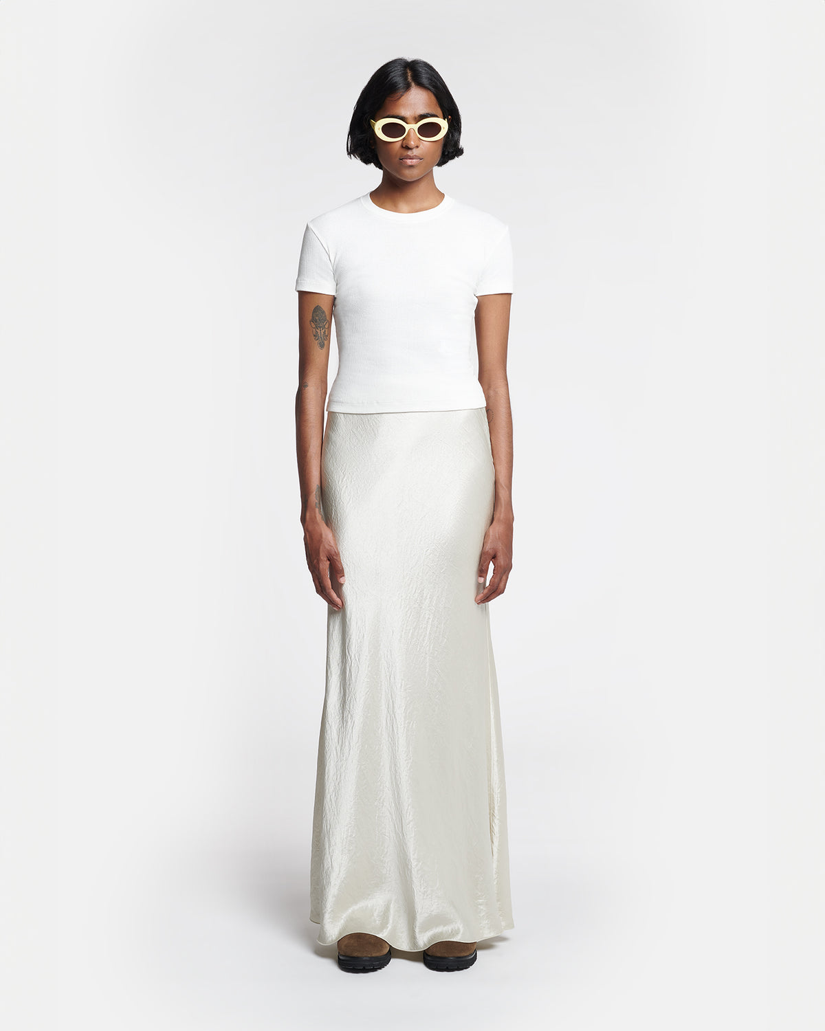 Axton - Cropped t-shirt - Off White