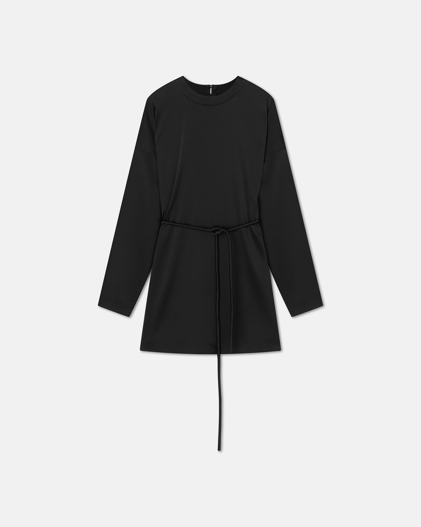 Vanessa - Slip Satin Mini Dress - Black