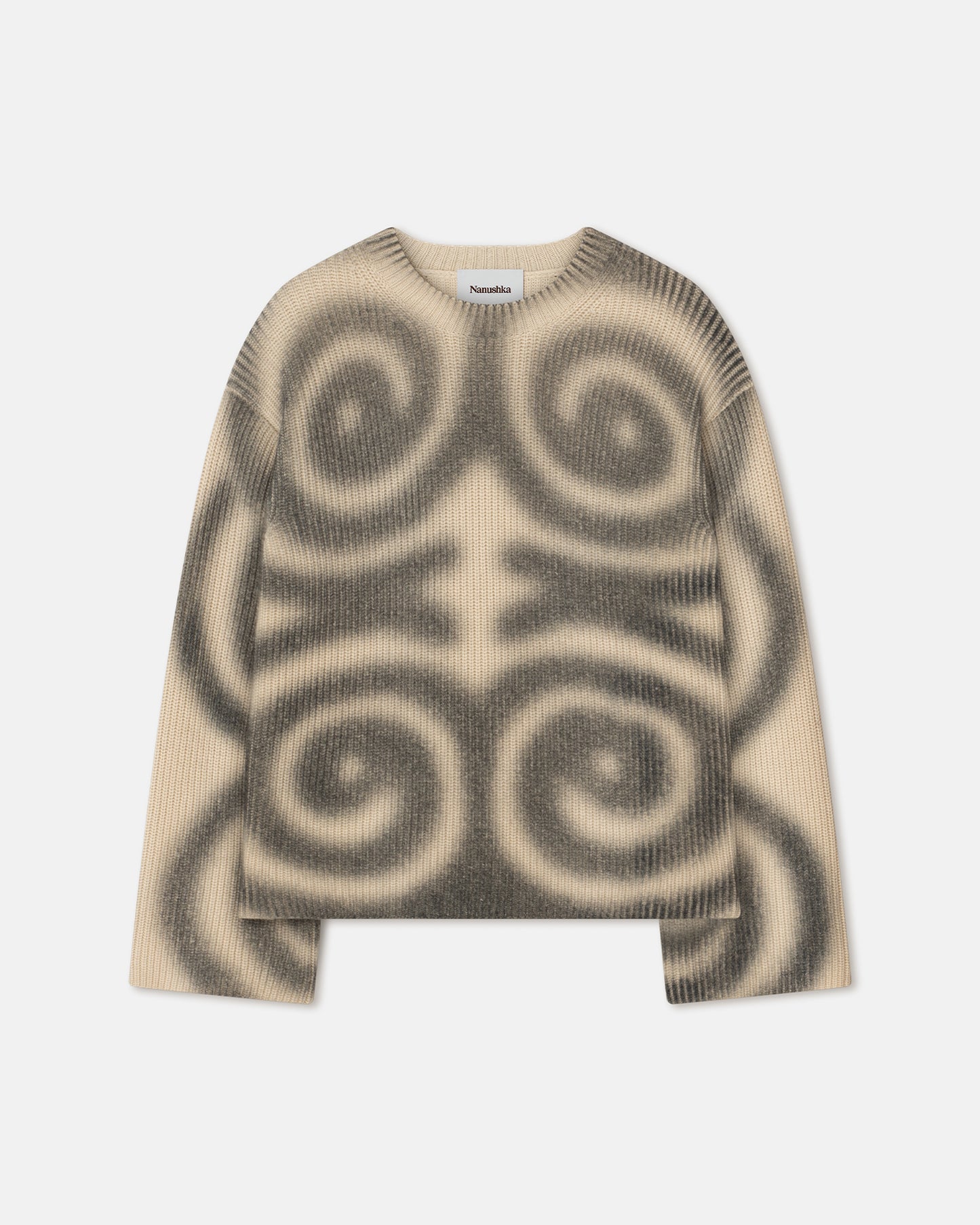Maura - Cashmere-Blend Sweater - Spiral Spray