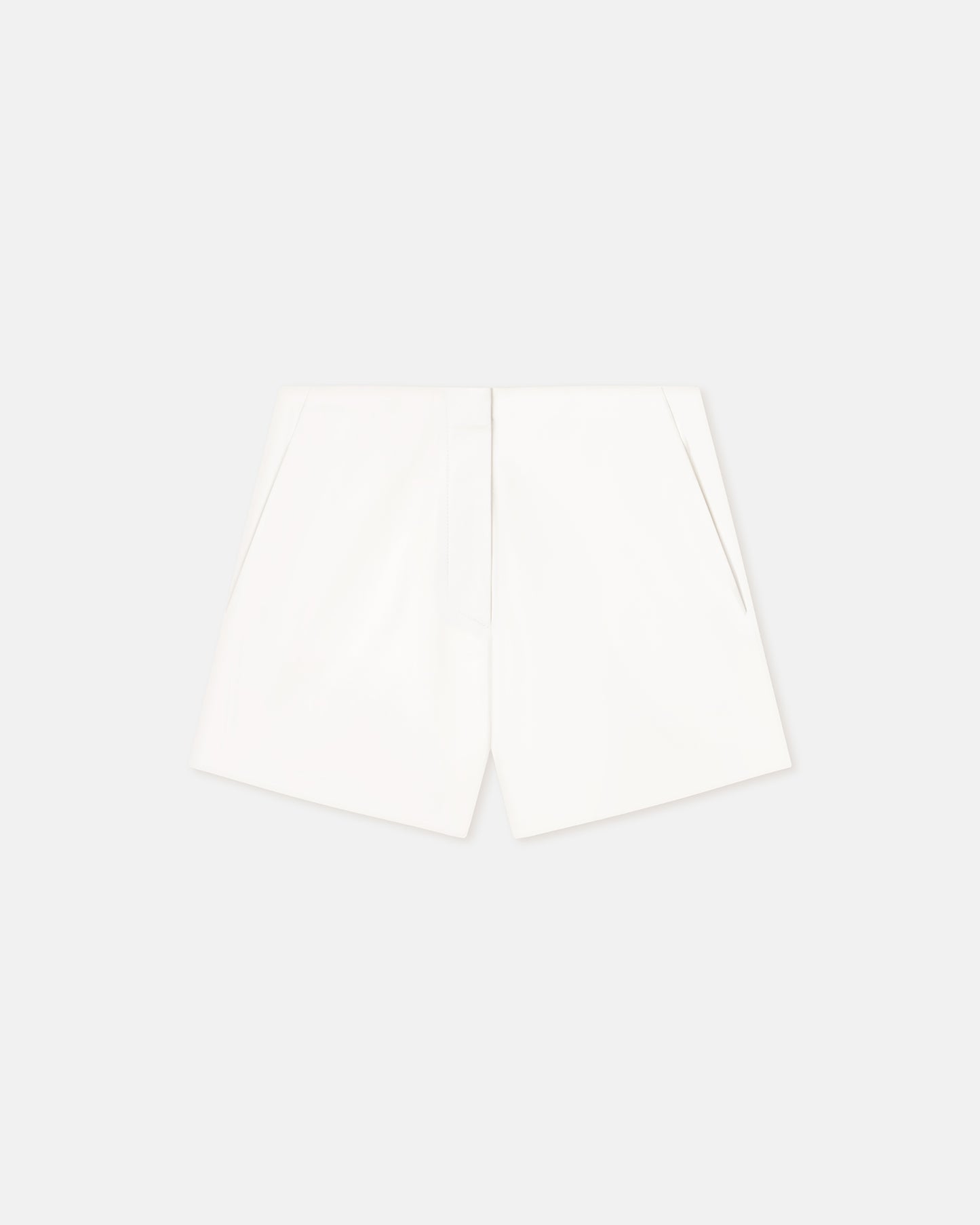 Elza - Okobor™ Alt-Leather Shorts - White