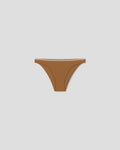Merve - Recycled nylon bikini bottoms - Brown/Creme