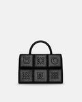 The SANDI Symbol - Top Handle Bag - Black