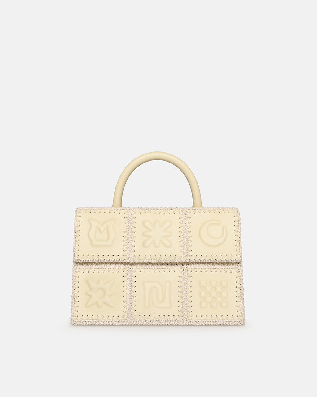 The SANDI Symbol - Top handle bag - Moonbeam