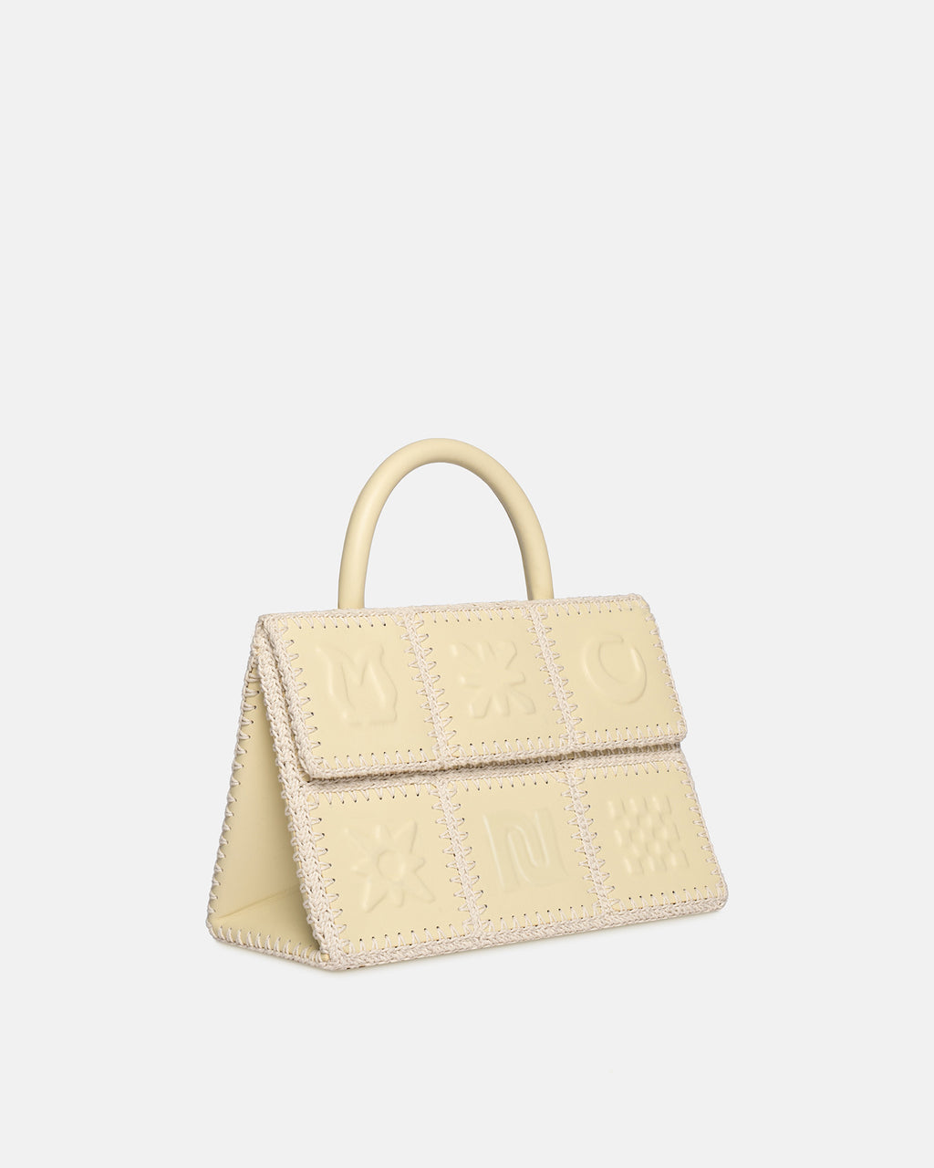 The SANDI Symbol - Top handle bag - Moonbeam