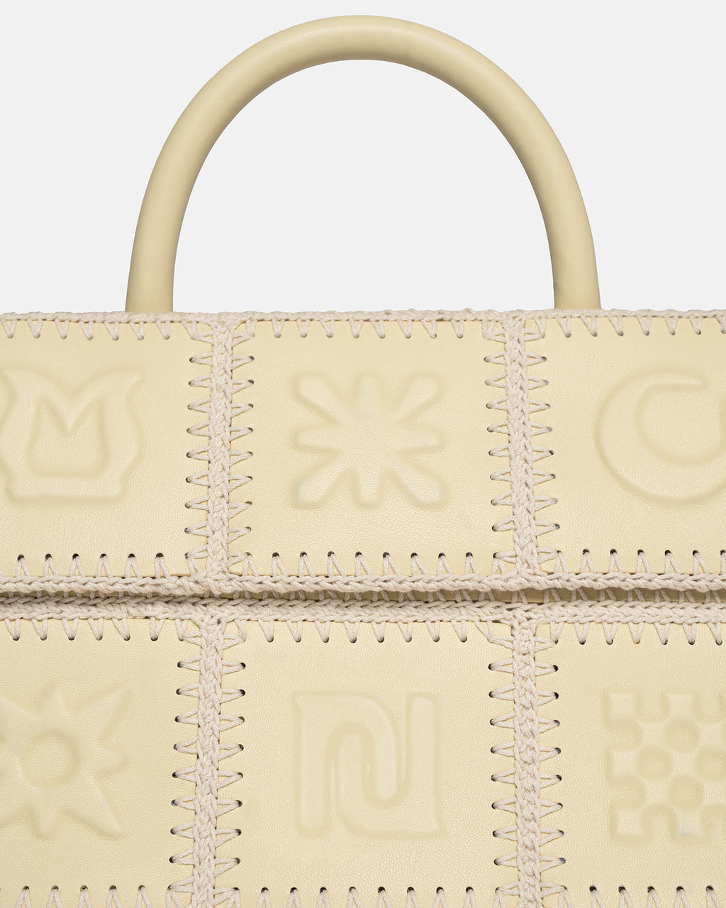The SANDI Symbol - Top handle bag - Moonbeam