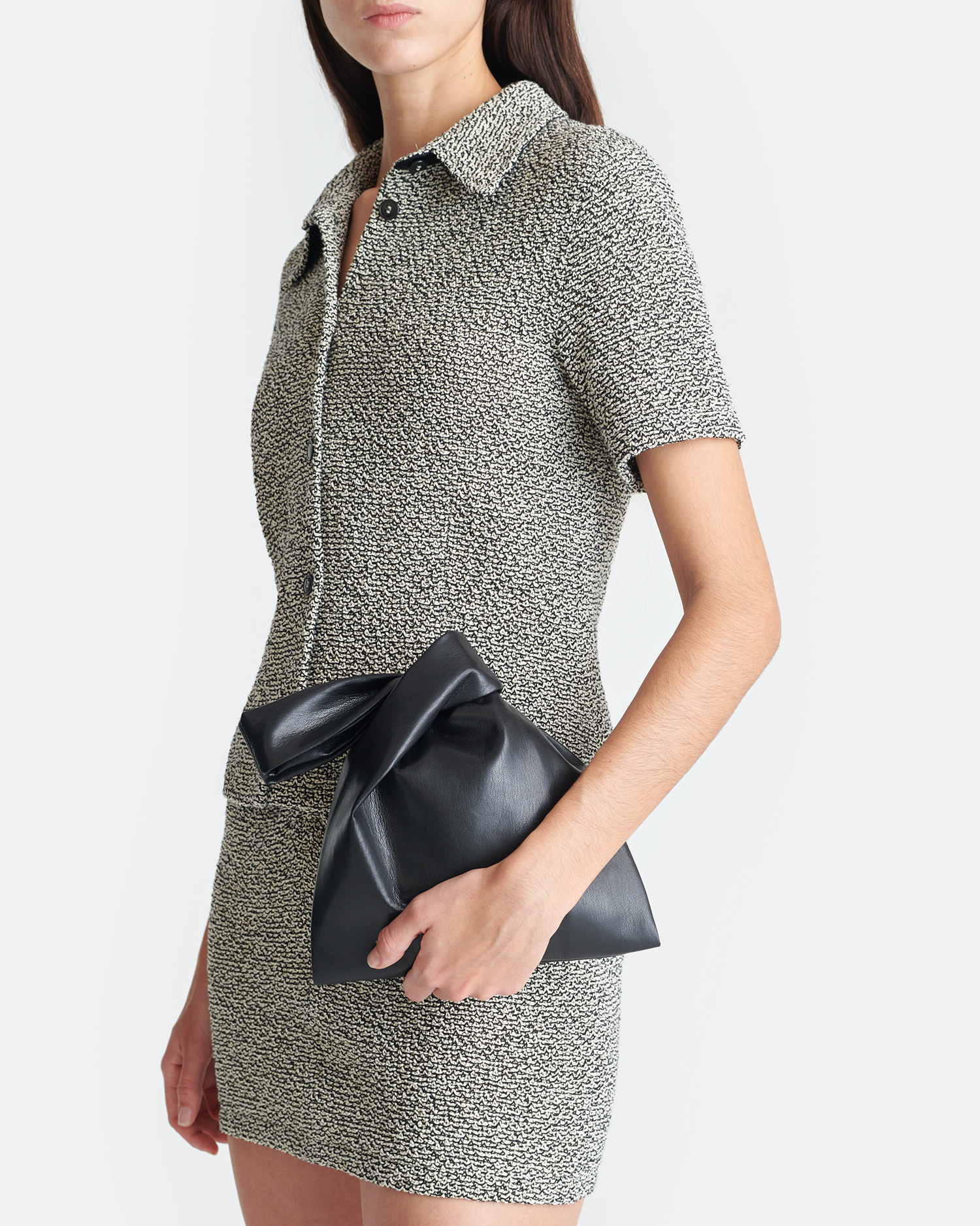 Jen Mini - Okobor™ Alt-Leather Bag - Black