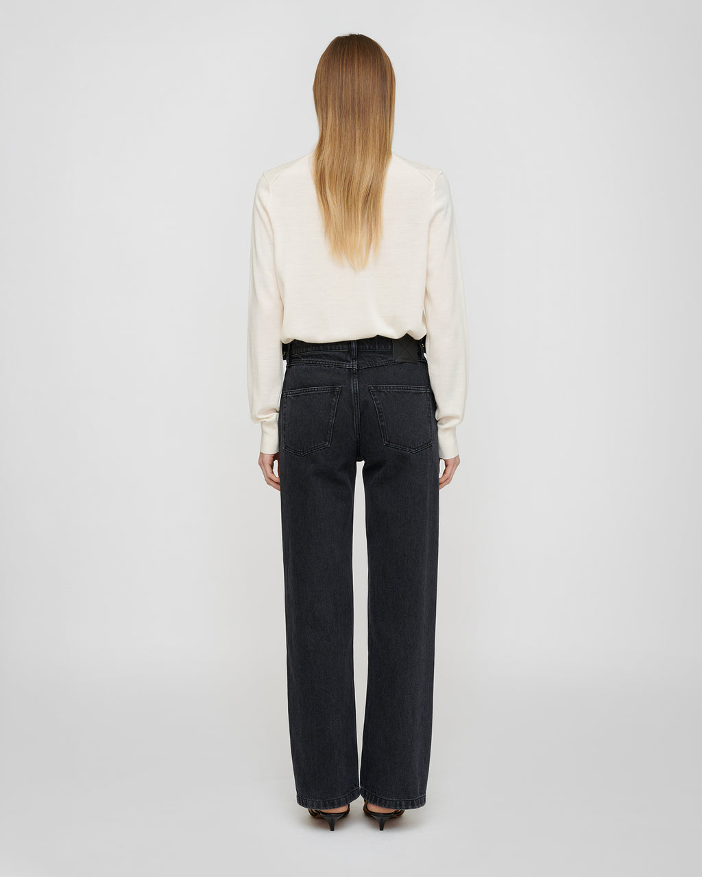 Nadra - Fine Merino Sweater - Creme