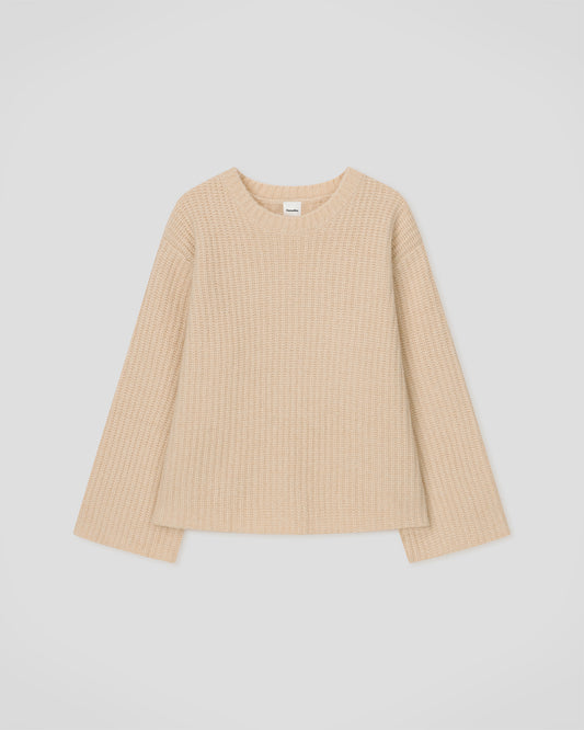 Maura - Merino Cashmere Sweater - Creme