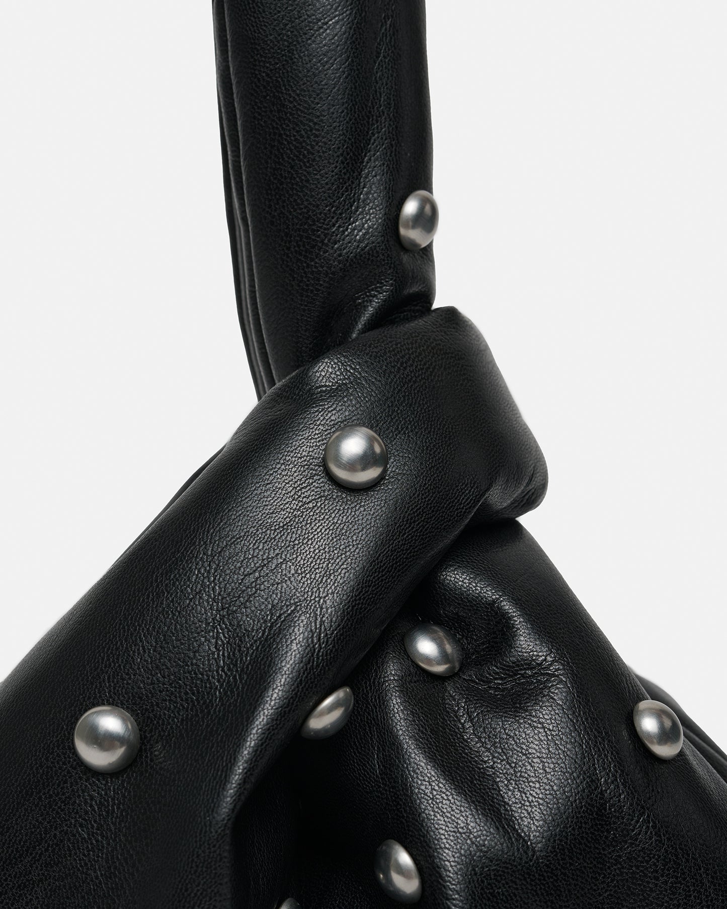 Jen Mini - Okobor/Studs Evening Bag - Black/Silver