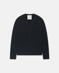 Berit - Boucle cardigan - Black