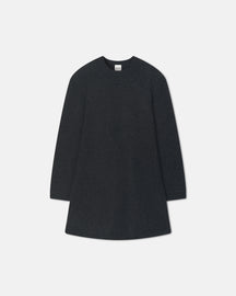 Yetta - Overwashed Merino Mini Dress - Charcoal