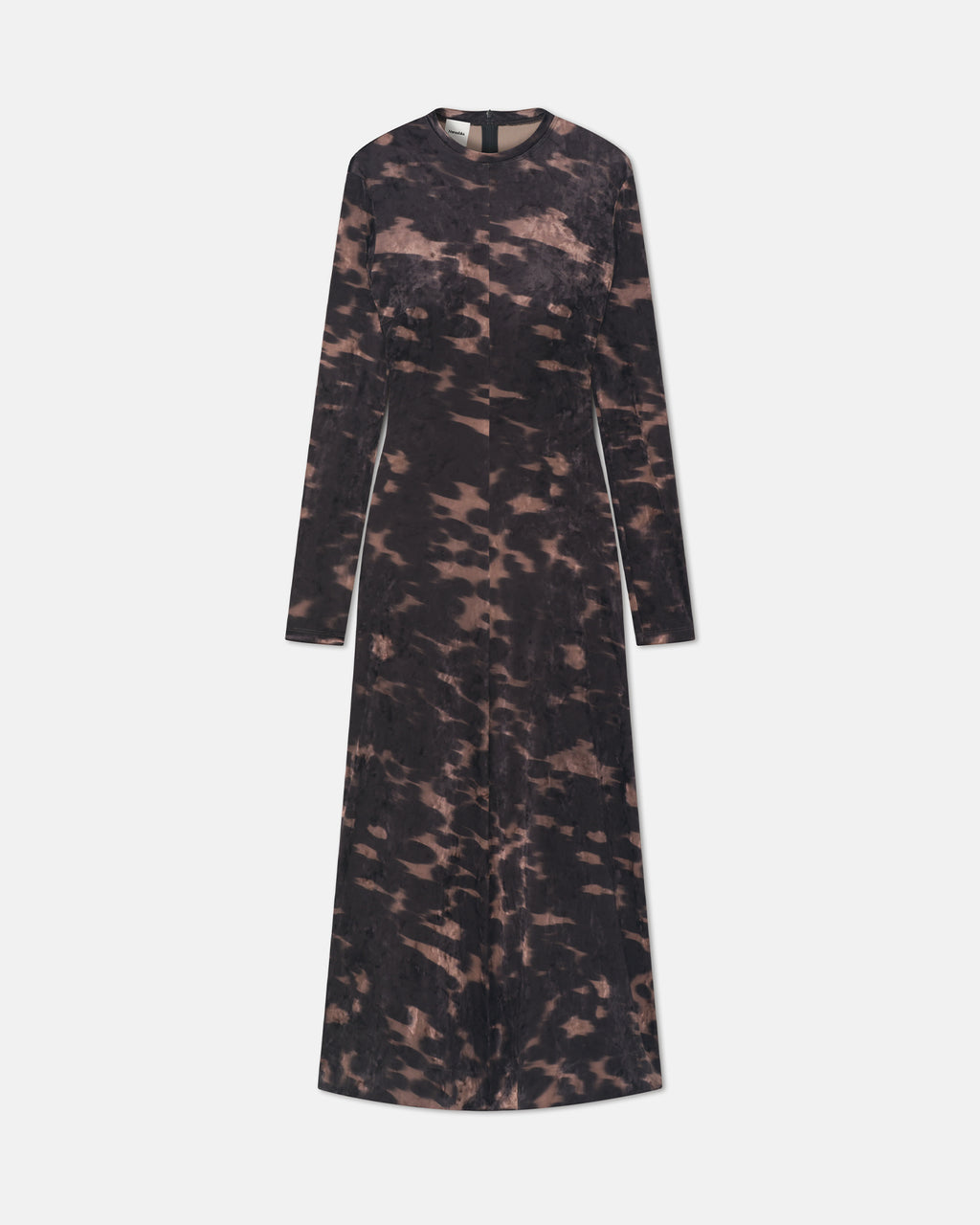 Jynx - Stretch Velvet Dress - Midnight Mocha Brown