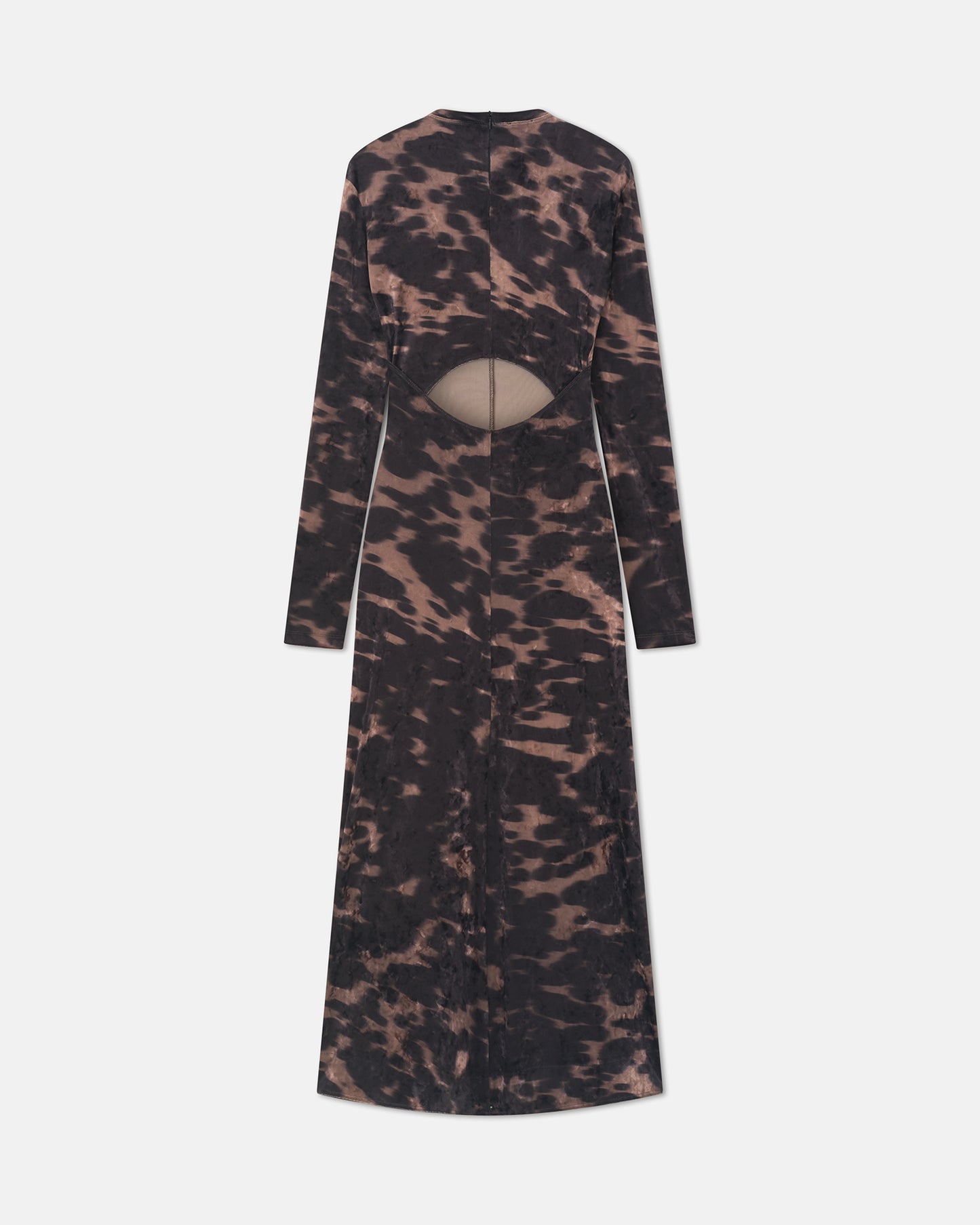 Jynx - Stretch Velvet Dress - Midnight Mocha Brown