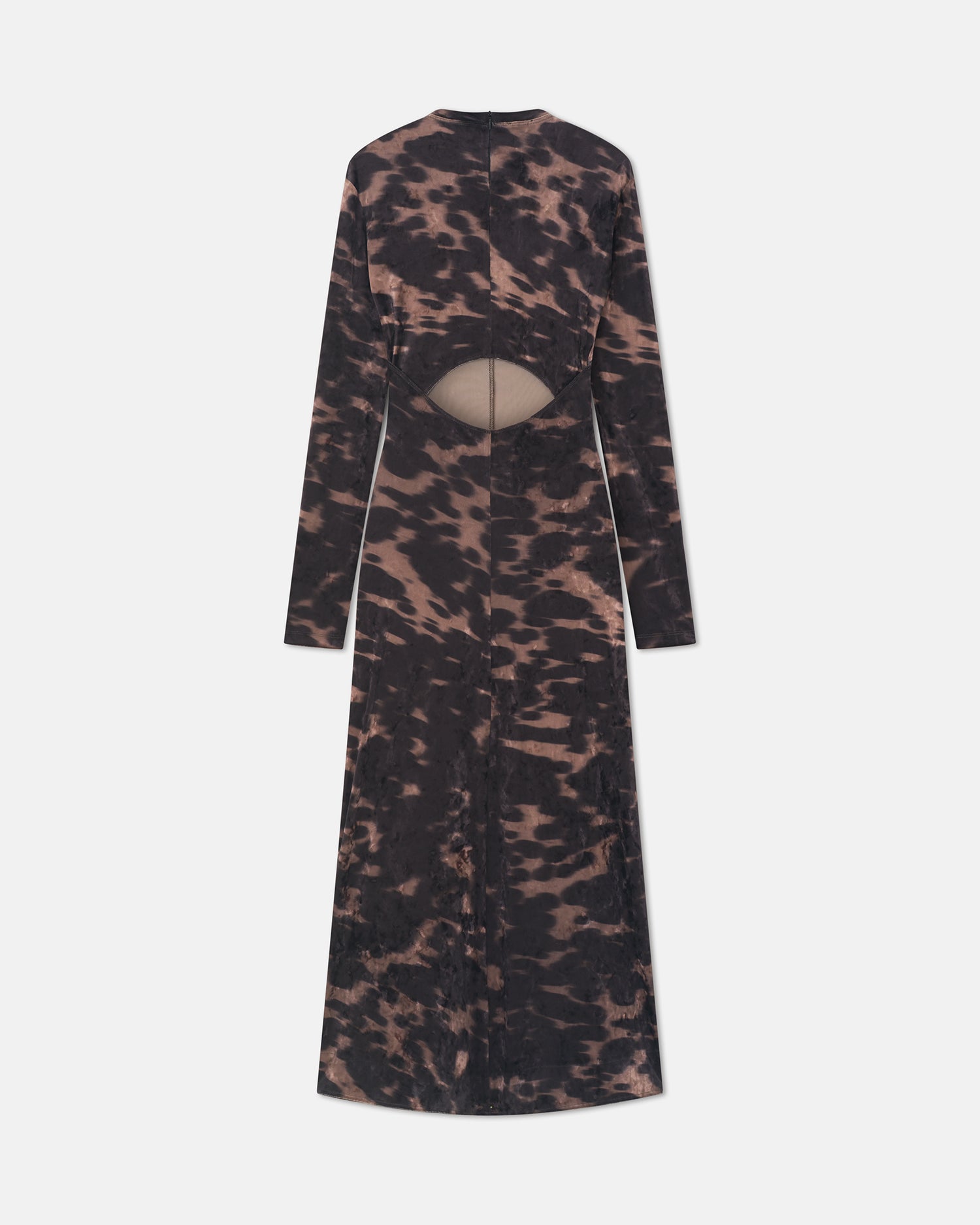 Jynx - Stretch Velvet Dress - Midnight Mocha Brown