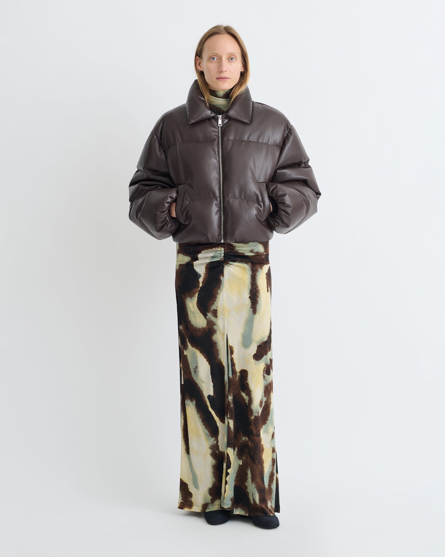 Juel - Okobor Jacket - Coffee Ground – Nanushka