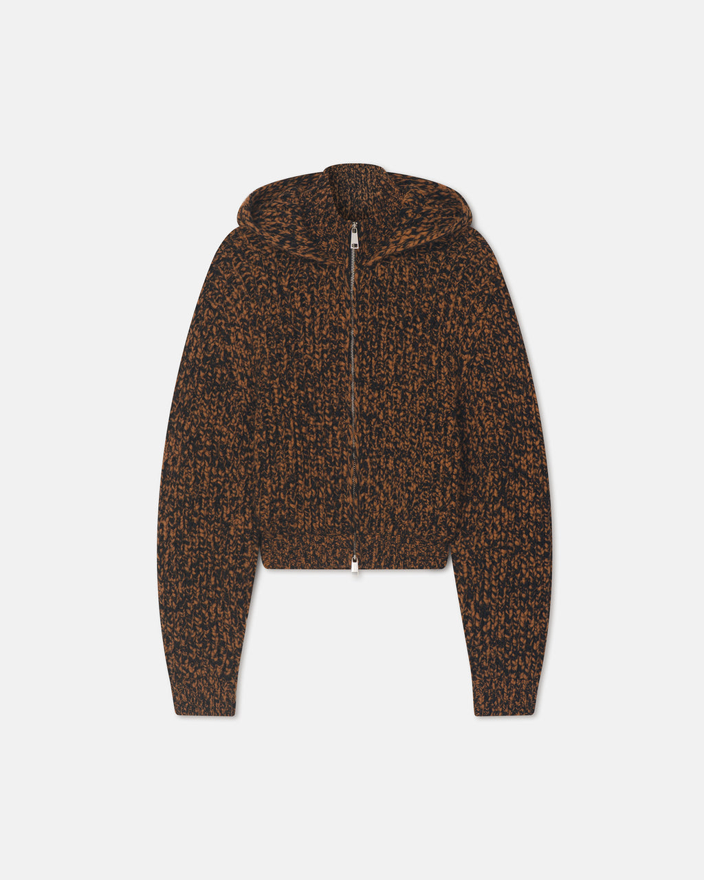 Sonnet - Mouline Slub Wool Jacket - Rust/Black