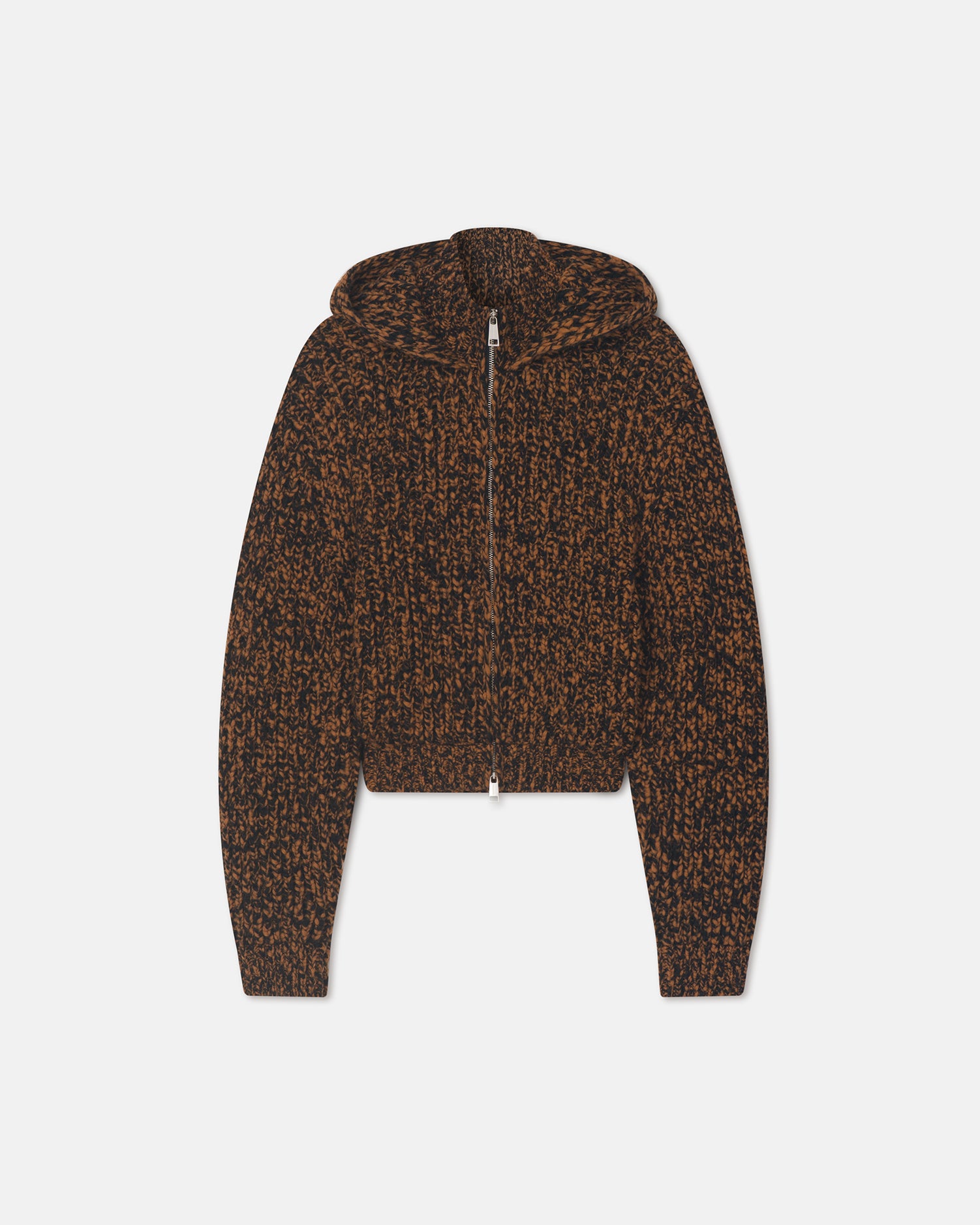Sonnet - Mouline Slub Wool Jacket - Rust/Black