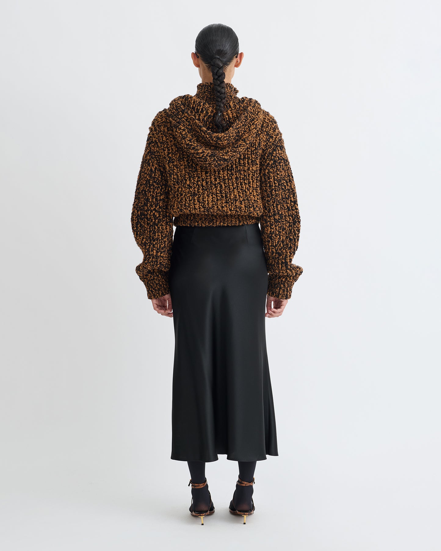 Sonnet - Mouline Slub Wool Jacket - Rust/Black