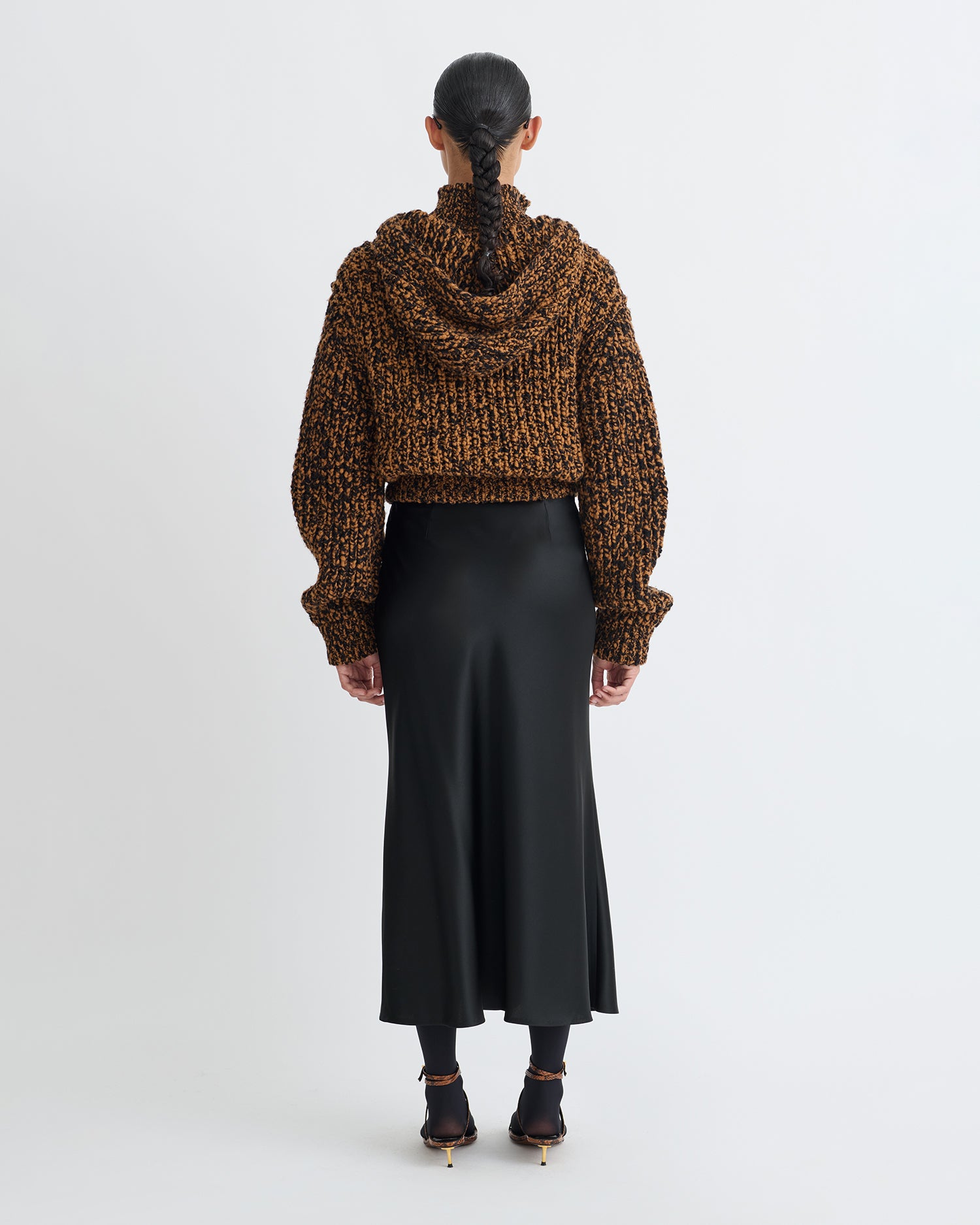 Sonnet - Mouline Slub Wool Jacket - Rust/Black