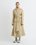 Henka - Bonded Trench/Faux Fur Jacket - Beige/Brown