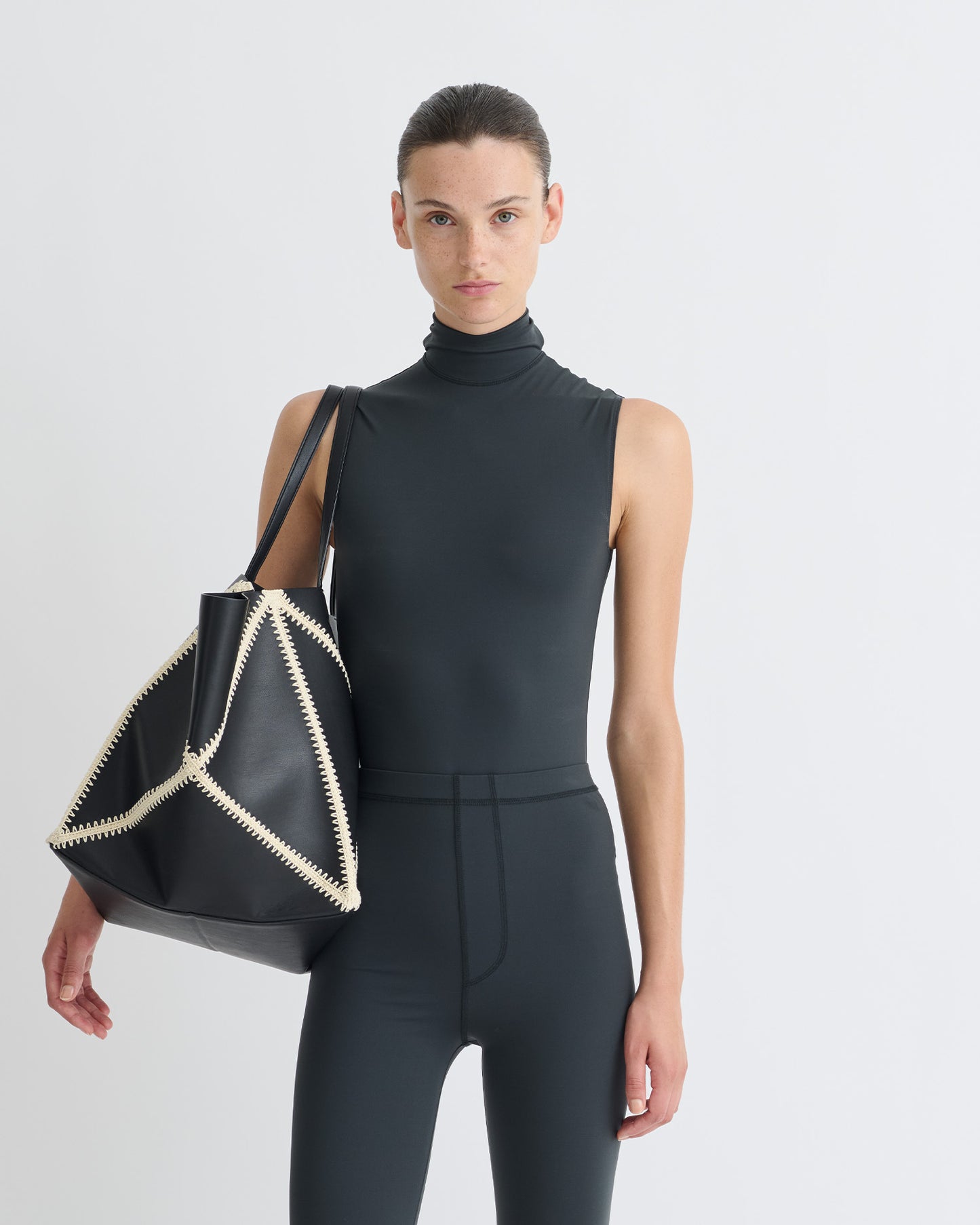 Artice - Elastic Jersey Bodysuit - Dusty Blue