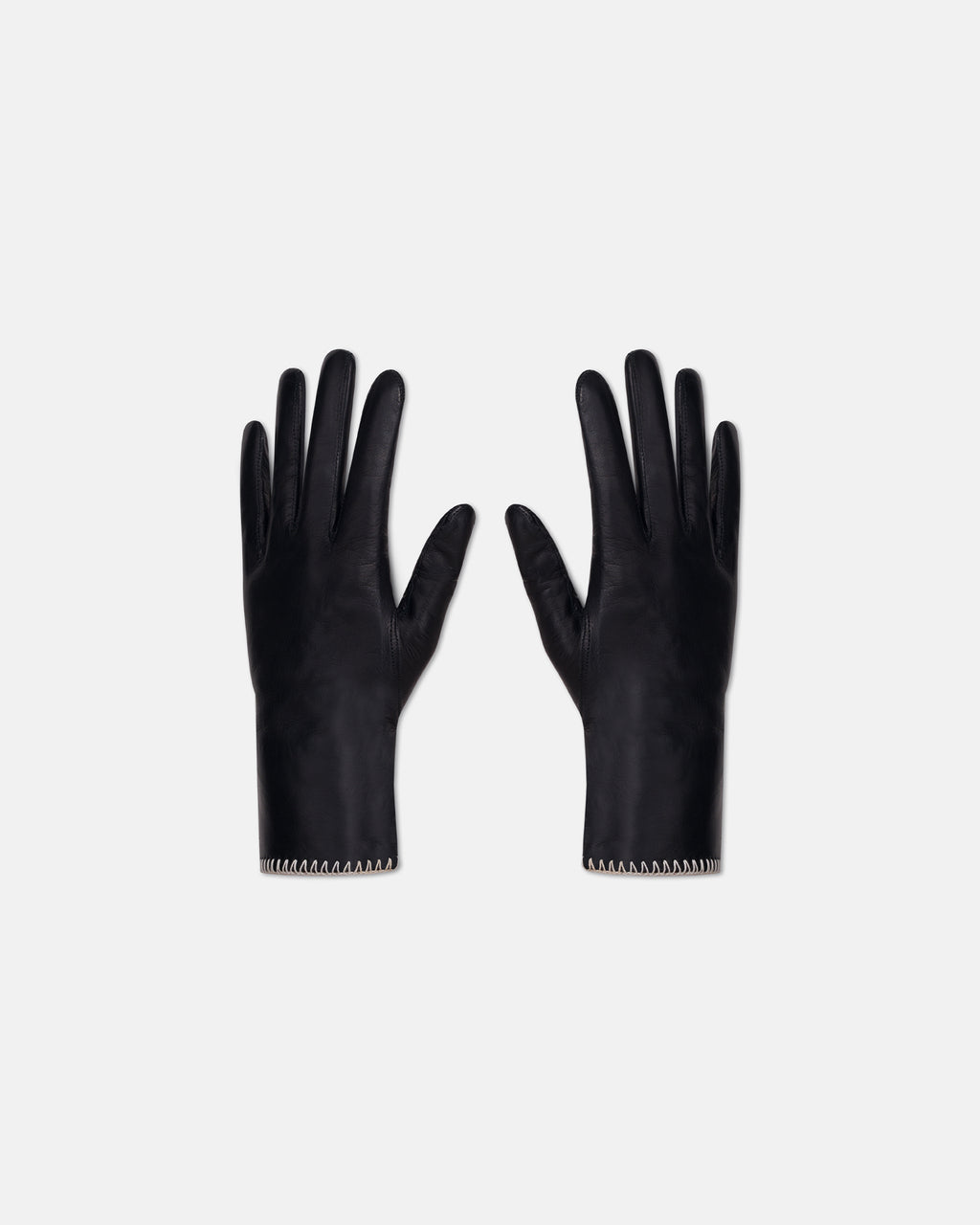 Areli - Gloves - Black/Creme