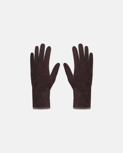 Nw25fwoa04778areli darkbrowncreme suedecrochet
