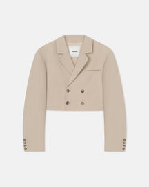 Rony - Seersucker Suiting Blazer - Sand