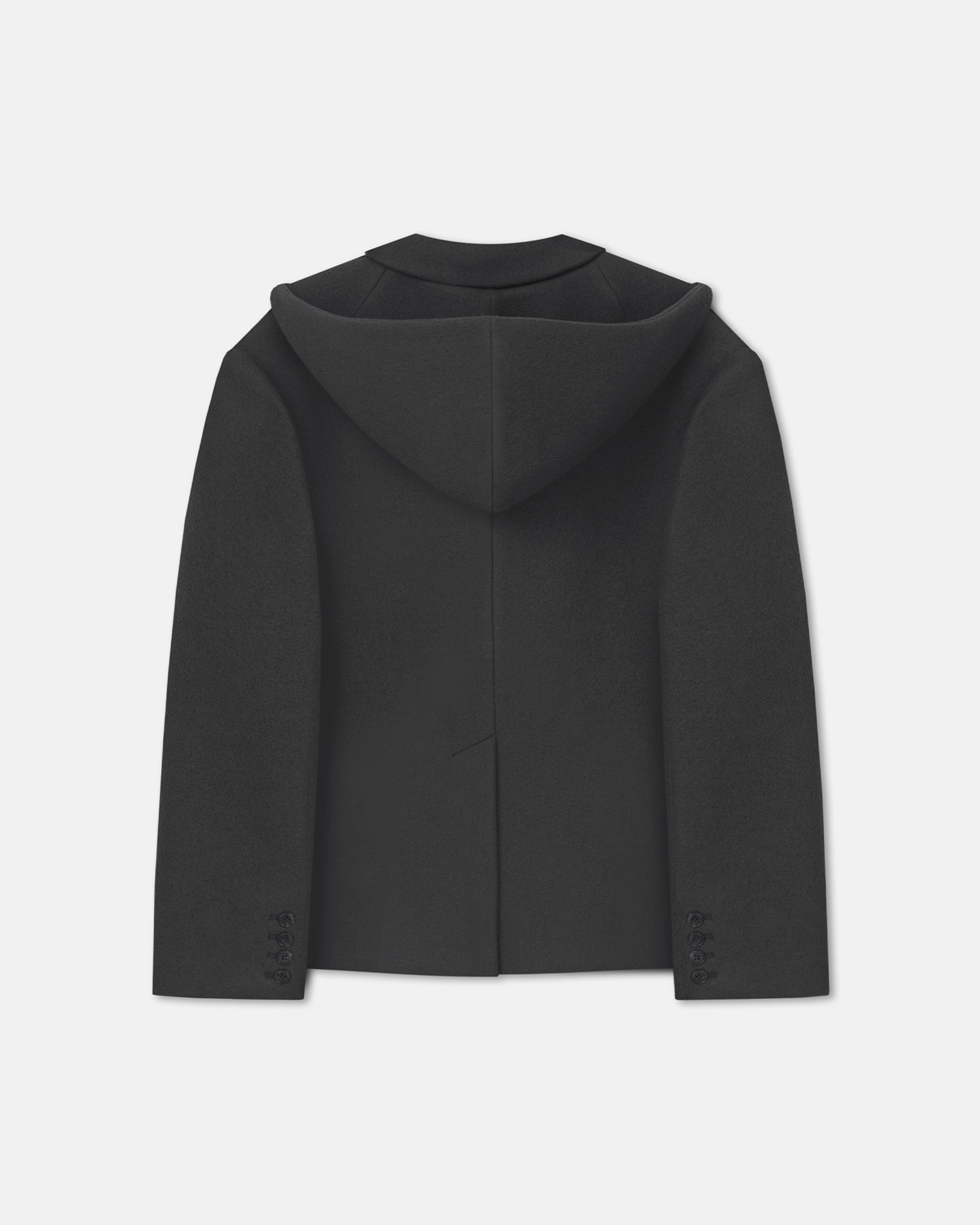 Brione - Aged Felted Wool Blazer - Midnight Green