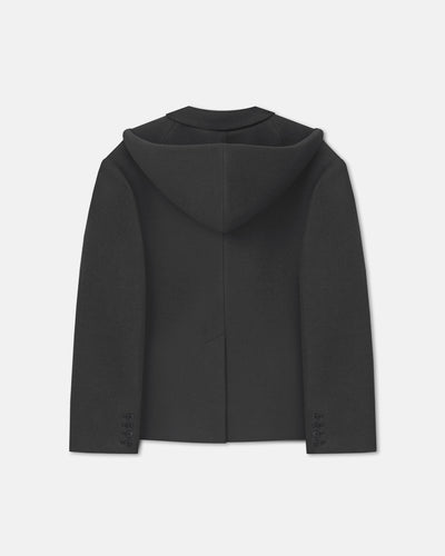 Brione - Aged Felted Wool Blazer - Midnight Green