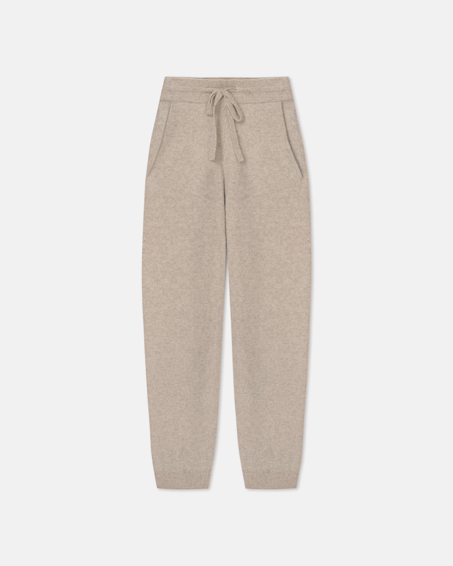 Teclah - Overwashed Merino Pants - Oatmeal