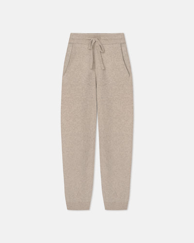 Teclah - Overwashed Merino Pants - Oatmeal