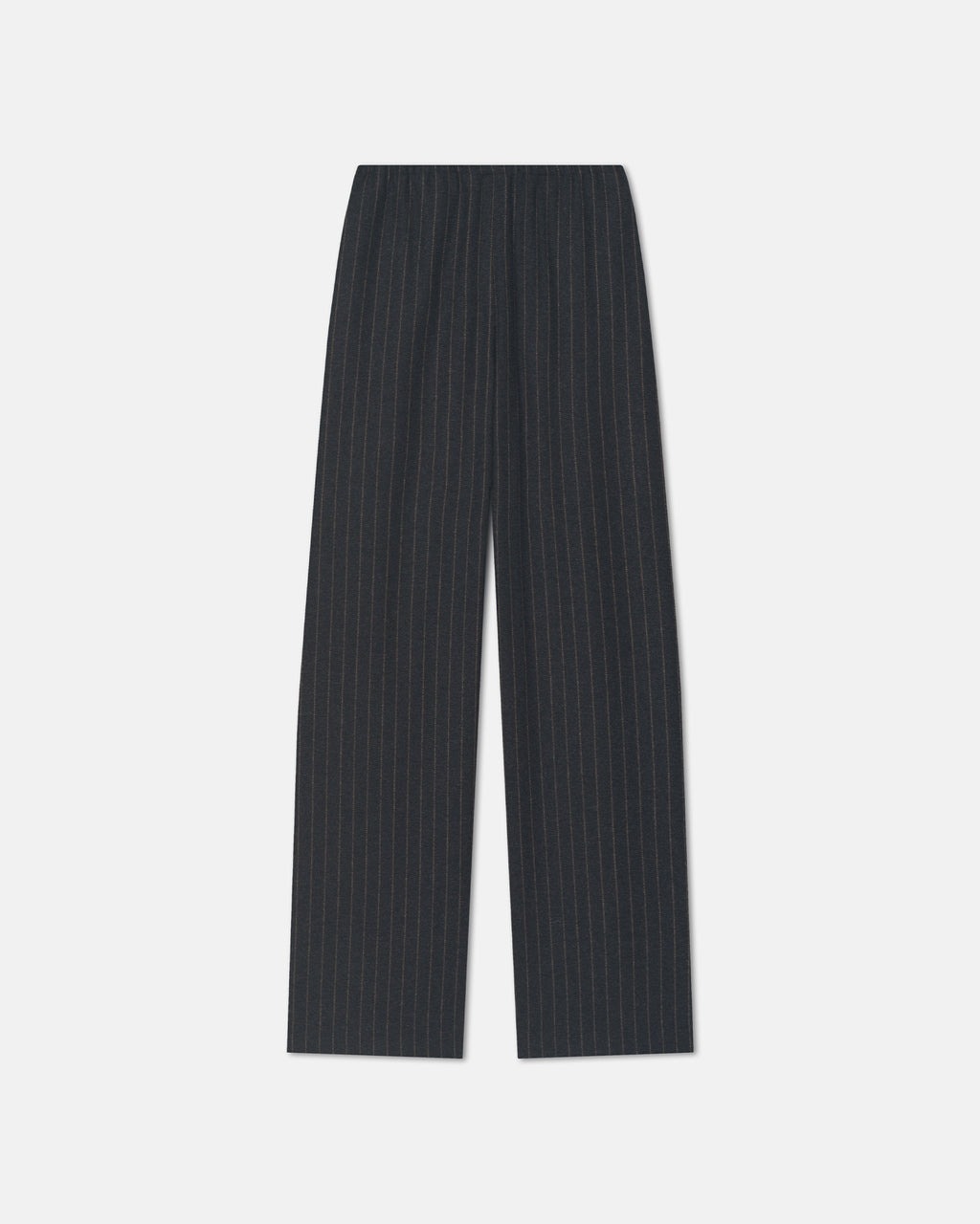 Arvenn - Pinstripe Wool Pants - Black/Grey